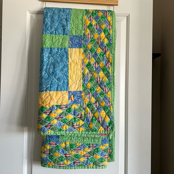 Handmade Reversible Quilt Mermaid Themed - Picture 2 of 9